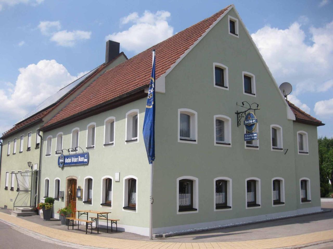 Gasthof Gruener Baum Langfurth  ภายนอก รูปภาพ